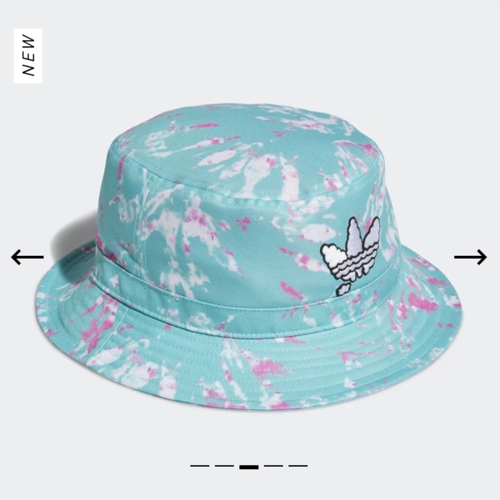 Adidas Head in the Clouds Cotton Candy Tie Dye Bucket Hat